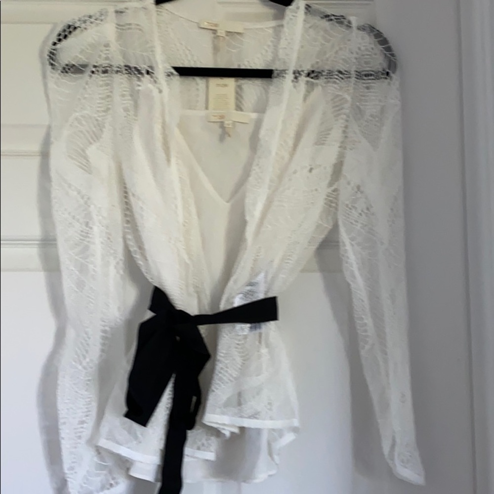NWT MAJE Lace cardigan & top - size 1